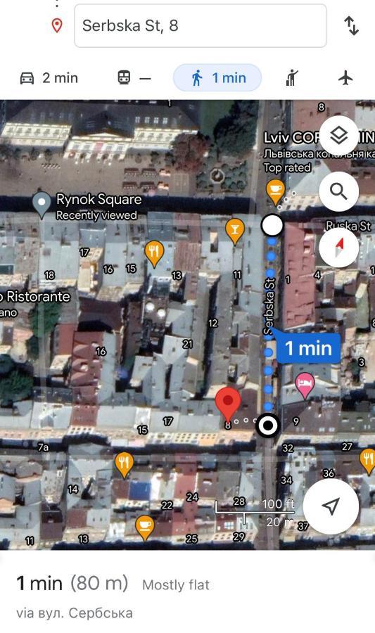 1 Minute To Rynok Square Apartment Lviv Bagian luar foto